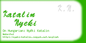 katalin nyeki business card